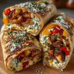 Wraps have become a staple for many because of their versatility and ease of preparation. Whether you're in need of a quick lunch at your desk, a satisfying dinner after a long day, or a fun option for a picnic, wraps can be customized to suit any occasion. The beauty of Mini Roasted Pepper Chicken Wraps lies in their ability to deliver a wholesome meal that is both filling and packed with flavor.