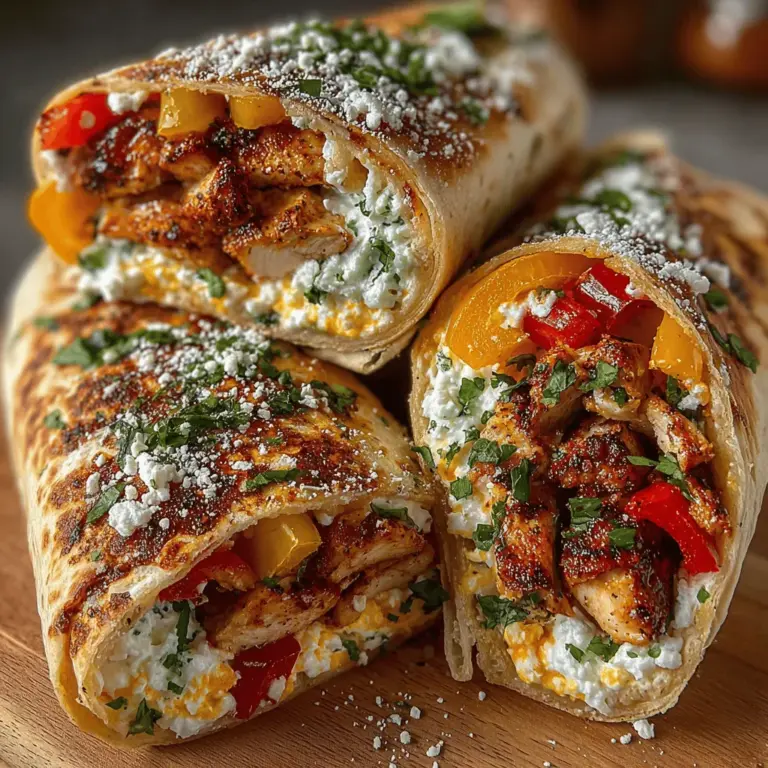 Wraps have become a staple for many because of their versatility and ease of preparation. Whether you're in need of a quick lunch at your desk, a satisfying dinner after a long day, or a fun option for a picnic, wraps can be customized to suit any occasion. The beauty of Mini Roasted Pepper Chicken Wraps lies in their ability to deliver a wholesome meal that is both filling and packed with flavor.