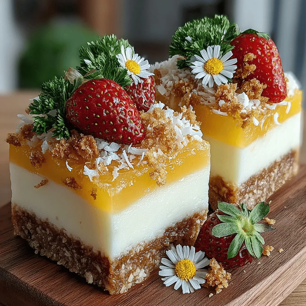 In the realm of delightful desserts, few treats can rival the refreshing taste and creamy texture of Lemon Coconut Bliss Bars. These bars are not only a feast for the senses with their zesty lemon flavor and tropical coconut twist, but they also offer a healthy alternative to traditional sweets. Made with wholesome ingredients like Greek yogurt and coconut milk, these bars are perfect for satisfying your sweet tooth without the guilt. Whether you're enjoying them on a hot summer day or serving them at a gathering, this recipe is bound to impress. In this article, we will guide you through crafting these delicious bars, exploring their benefits, and providing insights into why they are a must-try recipe.
