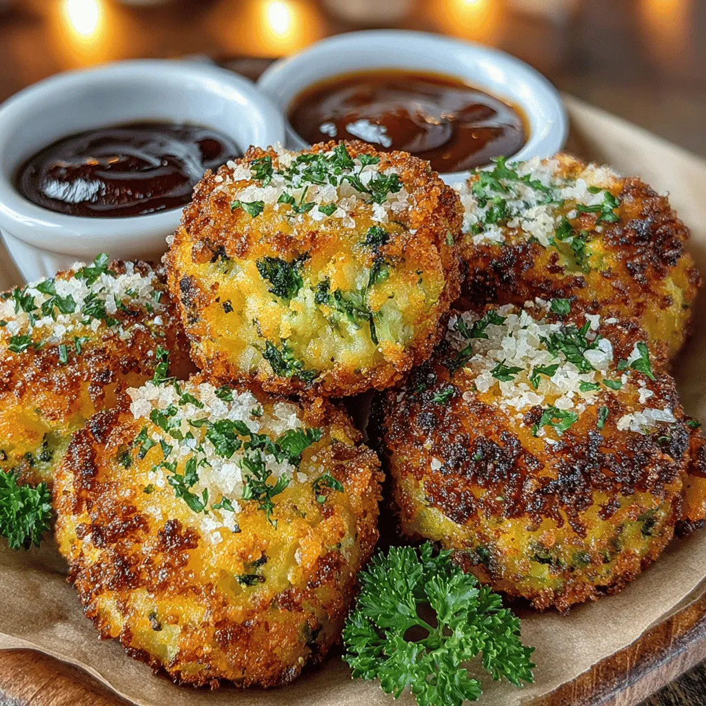 When it comes to snacks and appetizers that are both delightful and nutritious, Mini Cheesy Broccoli Potato Poppers stand out as a winning choice. These bite-sized treats combine the comforting flavors of potatoes with the vibrant taste of fresh broccoli, all enveloped in a gooey, cheesy filling. Not only do they pack a flavorful punch, but they also serve as an innovative way to sneak some vegetables into your family's diet, making them an excellent option for kids and adults alike. Whether you're hosting a party, gearing up for game day, or simply looking for a fun addition to your family dinner, these poppers are sure to impress.