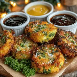 When it comes to snacks and appetizers that are both delightful and nutritious, Mini Cheesy Broccoli Potato Poppers stand out as a winning choice. These bite-sized treats combine the comforting flavors of potatoes with the vibrant taste of fresh broccoli, all enveloped in a gooey, cheesy filling. Not only do they pack a flavorful punch, but they also serve as an innovative way to sneak some vegetables into your family's diet, making them an excellent option for kids and adults alike. Whether you're hosting a party, gearing up for game day, or simply looking for a fun addition to your family dinner, these poppers are sure to impress.