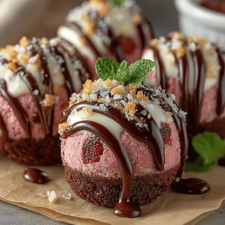 The secret to achieving the perfect texture in your Chocolate Strawberry Bliss Truffles lies in the freezing process. Once you have blended your luscious strawberry chocolate mixture, it’s crucial to chill the truffles in the refrigerator for about 30 minutes. This step not only allows the flavors to meld together beautifully but also ensures that the truffles firm up enough to be easily rolled into balls. If you find the mixture is still too soft after chilling, don’t hesitate to pop it in the freezer for an additional 10-15 minutes. The ideal consistency should be malleable enough to shape without sticking excessively to your hands.