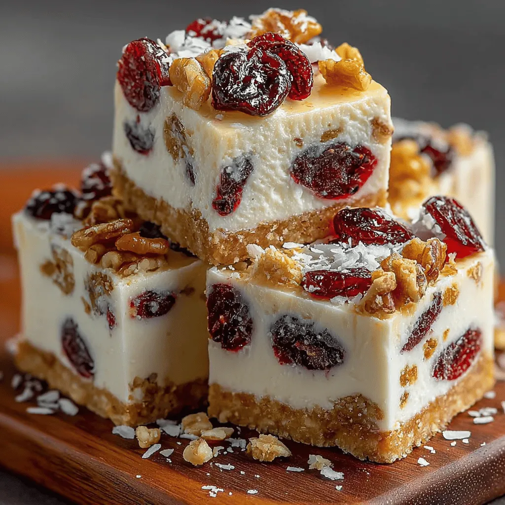 In today’s fast-paced world, healthy snacking has become an essential part of our daily routines. With the growing awareness of nutrition and wellness, more people are seeking out alternatives to traditional sugary snacks. Among these alternatives, yogurt-based desserts have gained immense popularity, thanks to their creamy texture and versatility. One delightful recipe that embodies this trend is the Cranberry Bliss Yogurt Bars. These bars not only satisfy your sweet tooth but also provide a nutritious option that caters to various dietary preferences.