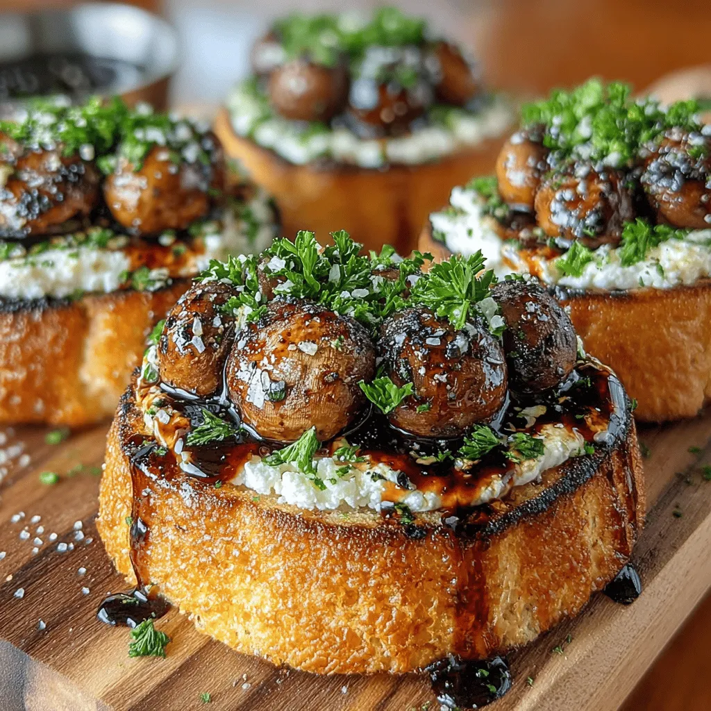 Aromatics play a pivotal role in enhancing the flavor profile of Balsamic Glazed Mushroom Toast. Essential ingredients like garlic, shallots, and herbs not only add depth but also complement the earthiness of the mushrooms. When sautéed, garlic releases a sweet, nutty flavor that infuses the dish, while shallots provide a mild onion taste that harmonizes beautifully with the balsamic glaze. Fresh herbs such as thyme or rosemary can further elevate the dish, offering fragrant notes that round out the overall flavor.