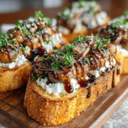 Aromatics play a pivotal role in enhancing the flavor profile of Balsamic Glazed Mushroom Toast. Essential ingredients like garlic, shallots, and herbs not only add depth but also complement the earthiness of the mushrooms. When sautéed, garlic releases a sweet, nutty flavor that infuses the dish, while shallots provide a mild onion taste that harmonizes beautifully with the balsamic glaze. Fresh herbs such as thyme or rosemary can further elevate the dish, offering fragrant notes that round out the overall flavor.