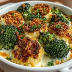 Preheating your oven is a crucial step in baking that is often overlooked. For the Cheesy Broccoli Delight Quinoa Casserole, set your oven to 350°F (175°C). This temperature allows the casserole to cook evenly, ensuring the quinoa is fluffy, the broccoli is tender, and the cheese melts perfectly. A properly preheated oven will help create that golden, bubbly top that every casserole lover seeks.