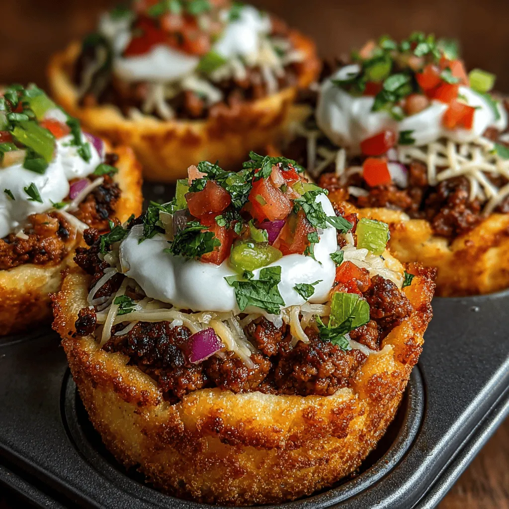 When it comes to appetizers and snacks, few dishes can compete with the fun and flavor of Mini Chicken Taco Flatbread Cups. These delightful bite-sized creations marry the beloved taste of tacos with the convenience of flatbreads, making them an ideal choice for a variety of occasions. Whether you're hosting a lively gathering, gearing up for an exciting game night, or simply looking to enjoy a cozy family dinner, these mini taco cups will surely impress your guests and satisfy your cravings. In this article, we will provide a comprehensive guide to crafting these scrumptious flatbread cups, covering everything from the essential ingredients to cooking methods and serving suggestions, ensuring that your culinary experience is both enjoyable and satisfying.