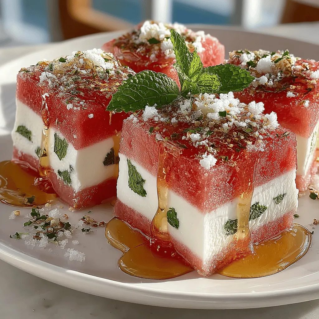 As the summer sun shines brightly, the craving for refreshing and light treats intensifies. What better way to satisfy that craving than with Frosty Watermelon Mint Yogurt Slices? This delightful recipe not only showcases the vibrant flavors of summer but also highlights the bounty of seasonal fruits, with watermelon taking center stage. Known for its juicy sweetness and hydrating qualities, watermelon makes for an ideal base for a cool, satisfying snack or dessert.