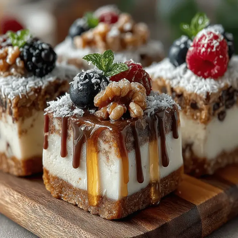 In recent years, the demand for healthier snacks and desserts has surged as more individuals seek options that align with their wellness goals without sacrificing flavor. The rise of nutritious alternatives has led to an exploration of creative recipes that cater to both taste and health. One such delightful creation is the Choco-Oat Bliss Frozen Yogurt Squares. These squares are not only a treat for your taste buds but also pack a nutritional punch, making them an ideal snack choice for anyone looking to indulge guilt-free.