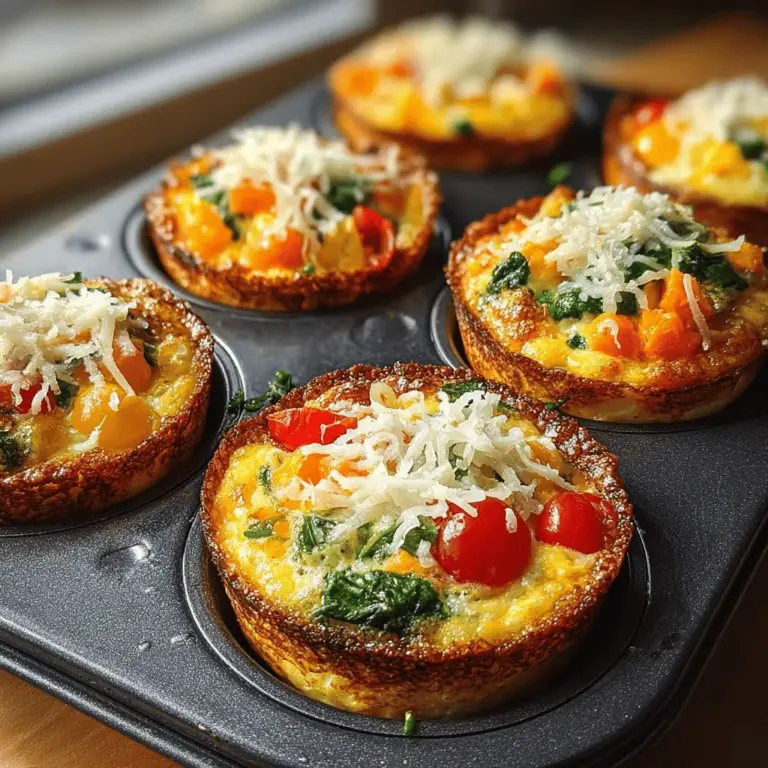 Breakfast is often hailed as the most important meal of the day, and for good reason. A nutritious and delicious breakfast sets the tone for your entire day, providing you with the energy and focus needed to tackle whatever life throws your way. However, with our increasingly busy lifestyles, it can be challenging to prepare a wholesome morning meal. That's where Breakfast Bliss Bites come into play. These easy-to-make, protein-packed muffins combine the goodness of eggs with colorful vegetables and melted cheese, creating a perfect harmony of flavors and nutrition.