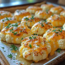 In the realm of healthy snacking, Cheesy Cauliflower Delights stand out as a delicious and nutritious alternative to traditional potato tots. These bite-sized treats are not only packed with flavor but also offer a wholesome twist to your snacking habits. With the growing trend towards healthier eating, many individuals are seeking alternatives that satisfy their cravings without sacrificing nutritional value. Cheesy Cauliflower Delights fit perfectly into this category, making them a favorite among both health-conscious snackers and cheese lovers alike.