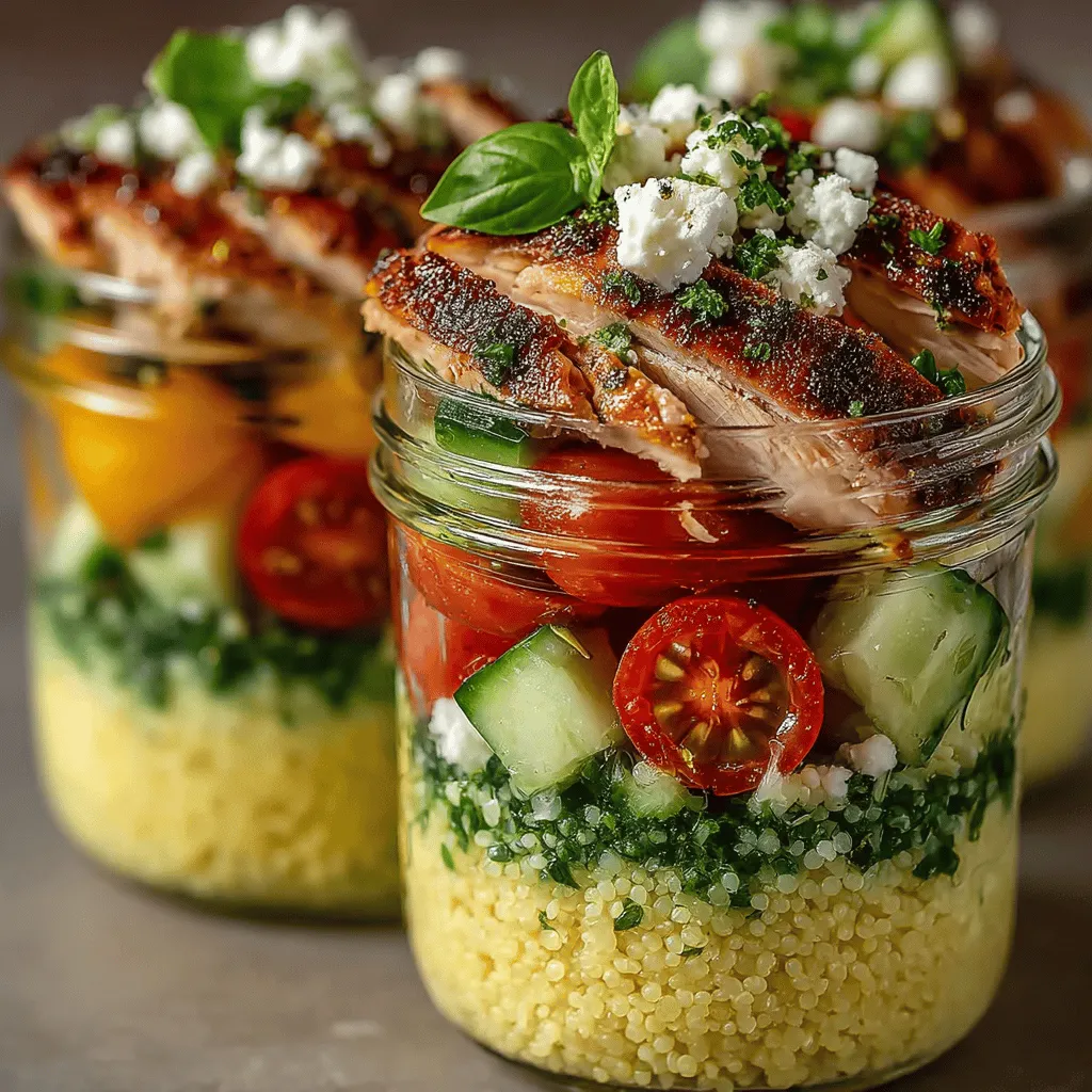 Exploring vibrant flavors and healthy eating doesn't have to be complicated. The Zesty Lemon Basil Chicken Couscous Jars offer a delightful combination of fresh ingredients and zesty flavors, making it an ideal meal for busy weekdays or a light weekend lunch. This recipe is not only easy to prepare but also versatile, allowing for personal twists and variations. Packed with nutrients and bursting with flavor, these jars are perfect for meal prepping, taking to work, or enjoying at home. In this article, we will delve into the step-by-step process of creating this dish, discuss its nutritional benefits, and offer tips for meal prep—all while keeping your taste buds excited.