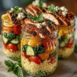 Exploring vibrant flavors and healthy eating doesn't have to be complicated. The Zesty Lemon Basil Chicken Couscous Jars offer a delightful combination of fresh ingredients and zesty flavors, making it an ideal meal for busy weekdays or a light weekend lunch. This recipe is not only easy to prepare but also versatile, allowing for personal twists and variations. Packed with nutrients and bursting with flavor, these jars are perfect for meal prepping, taking to work, or enjoying at home. In this article, we will delve into the step-by-step process of creating this dish, discuss its nutritional benefits, and offer tips for meal prep—all while keeping your taste buds excited.