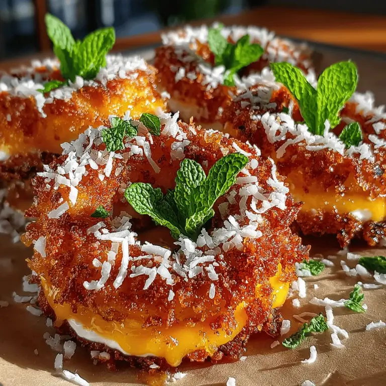 As the sun shines brighter and the temperatures rise, there's nothing more refreshing than a cool, tropical treat. Enter the Frozen Coconut Yogurt Mango Rings, a delightful recipe that perfectly captures the essence of summer in every bite. With their vibrant colors and luscious flavors, these frozen treats are a feast for both the eyes and the palate. The combination of creamy coconut yogurt and succulent mangoes creates a harmony of sweetness and tartness that is simply irresistible.