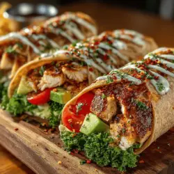 The dressing is an essential component of any salad or wrap, as it brings together the flavors of the various ingredients while adding moisture and richness. In our Fiery Chicken Caesar Salad Wraps, the dressing plays a pivotal role in enhancing the overall taste and ensuring that every bite is as delicious as the last.