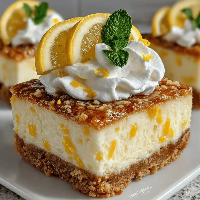 As the temperatures rise and the sun shines brighter, there's nothing quite like a refreshing dessert to keep you cool and satisfied. Enter the Zesty Frozen Yogurt Lemon Pie Cookie Squares — a vibrant, tangy treat that combines the sweet, buttery notes of a cookie base with the tart, creamy goodness of a lemon yogurt filling. This delightful dessert is perfect for summer gatherings, family picnics, or simply treating yourself on a warm afternoon.