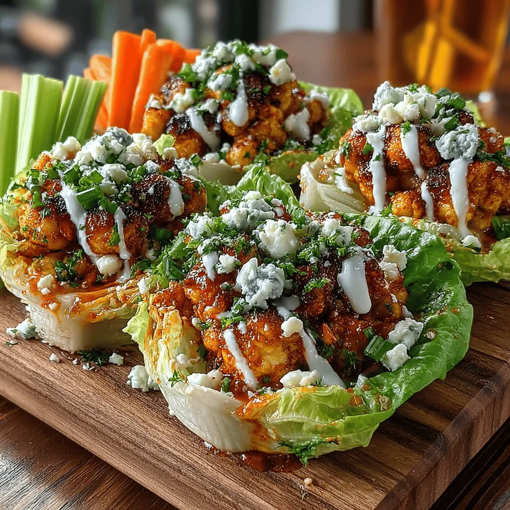 Spicy Buffalo Chickpea Lettuce Cups are a vibrant, healthy, and flavorful dish that merges the fiery kick of buffalo sauce with the satisfying crunch of fresh lettuce. This recipe is perfect for anyone looking to enjoy a plant-based meal that doesn’t skimp on flavor. Whether you’re preparing a light lunch, a tantalizing appetizer for a gathering, or simply a quick snack, these lettuce cups bring a burst of taste and texture to your table.