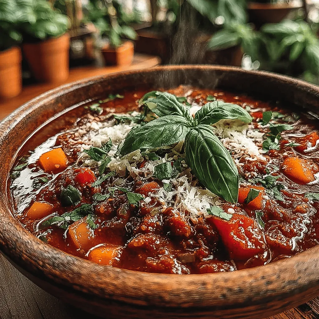 Discover the heartwarming essence of Italian cuisine with our Slow Cooker Neapolitan Chili. This unique recipe harmoniously blends the robust flavors of traditional chili with the aromatic ingredients characteristic of Neapolitan cooking, resulting in a comforting dish that is perfect for any occasion. The rich tapestry of flavors in this chili is designed to warm the soul while offering a nutritious meal option, packed with protein, fiber, and a vibrant medley of vegetables. Join us as we delve into the steps to create this delightful meal, which is sure to become a favorite among family and friends.