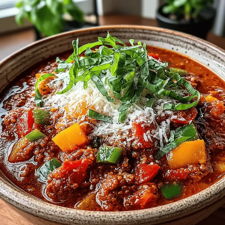Discover the heartwarming essence of Italian cuisine with our Slow Cooker Neapolitan Chili. This unique recipe harmoniously blends the robust flavors of traditional chili with the aromatic ingredients characteristic of Neapolitan cooking, resulting in a comforting dish that is perfect for any occasion. The rich tapestry of flavors in this chili is designed to warm the soul while offering a nutritious meal option, packed with protein, fiber, and a vibrant medley of vegetables. Join us as we delve into the steps to create this delightful meal, which is sure to become a favorite among family and friends.