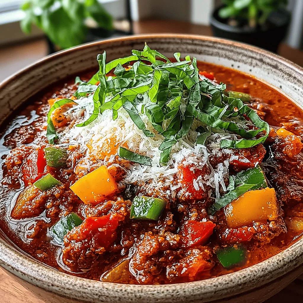 Discover the heartwarming essence of Italian cuisine with our Slow Cooker Neapolitan Chili. This unique recipe harmoniously blends the robust flavors of traditional chili with the aromatic ingredients characteristic of Neapolitan cooking, resulting in a comforting dish that is perfect for any occasion. The rich tapestry of flavors in this chili is designed to warm the soul while offering a nutritious meal option, packed with protein, fiber, and a vibrant medley of vegetables. Join us as we delve into the steps to create this delightful meal, which is sure to become a favorite among family and friends.