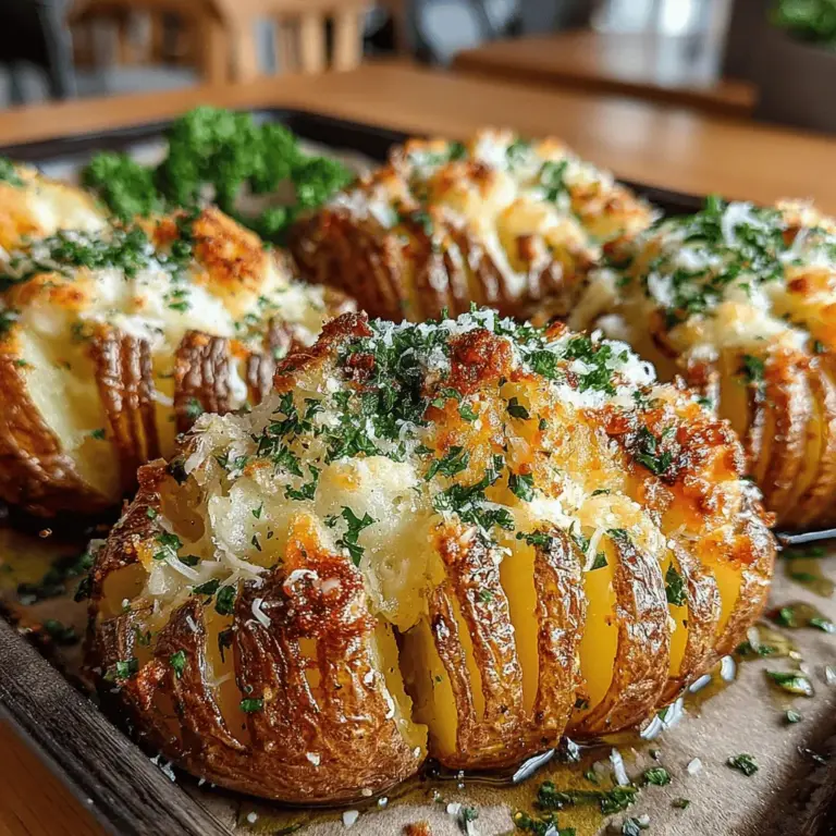 Accordion potatoes, often referred to as Hasselback potatoes, are characterized by their unique slicing technique. The potatoes are cut into thin slits, almost to the base, allowing them to fan out during cooking. This method not only creates a visually striking presentation but also maximizes the surface area for seasoning, ensuring that each bite is packed with flavor.