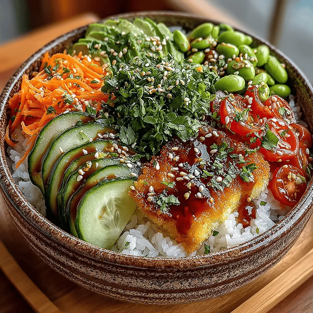 In the world of healthy eating, few dishes can rival the appeal of a well-crafted rice bowl. The "Refreshing Cucumber Bliss Rice Bowl" is a perfect example, marrying vibrant flavors with wholesome ingredients to create a meal that is both satisfying and nourishing. This dish showcases the refreshing crunch of cucumbers paired with the hearty base of jasmine rice, making it an ideal option for those seeking a light yet fulfilling meal. Whether you're enjoying it for lunch or dinner, this rice bowl promises to invigorate your taste buds while keeping your health in check.