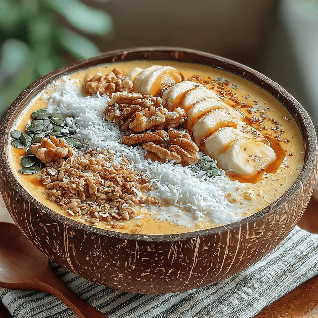 As the leaves turn vibrant shades of orange and gold, and the air takes on a crispness that signals the arrival of autumn, our culinary desires often shift to embrace the rich, warm flavors of the season. Autumn is synonymous with comfort, and what better way to celebrate this cozy season than with a delightful recipe that captures its essence? Enter the Autumn Harvest Pumpkin Spice Smoothie Bowls, a nutritious and comforting meal option that embodies the spirit of fall.