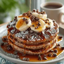 In the world of breakfast options, pancakes often find themselves at the center of attention, celebrated for their fluffy texture and comforting flavors. However, traditional pancakes can sometimes be laden with refined sugars and white flour, which is where the concept of healthy pancakes comes into play. Healthy pancakes are a nutritious alternative that allows you to enjoy a delicious meal without compromising your health goals. One standout recipe in this category is Healthy Chocolate Banana Oat Pancakes. This delightful dish combines the rich flavors of chocolate and the natural sweetness of bananas, making it an irresistible choice for those seeking a satisfying yet wholesome breakfast.