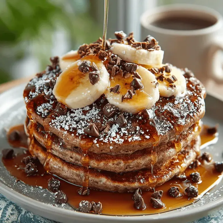In the world of breakfast options, pancakes often find themselves at the center of attention, celebrated for their fluffy texture and comforting flavors. However, traditional pancakes can sometimes be laden with refined sugars and white flour, which is where the concept of healthy pancakes comes into play. Healthy pancakes are a nutritious alternative that allows you to enjoy a delicious meal without compromising your health goals. One standout recipe in this category is Healthy Chocolate Banana Oat Pancakes. This delightful dish combines the rich flavors of chocolate and the natural sweetness of bananas, making it an irresistible choice for those seeking a satisfying yet wholesome breakfast.