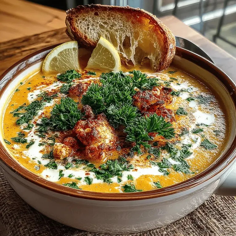 When it comes to comfort food, few dishes can rival the richness and warmth of a creamy soup. Our Creamy Cauliflower and White Bean Delight stands out not only for its velvety texture but also for its wholesome ingredients that cater to a variety of dietary preferences. This delightful recipe brings together the subtle nuttiness of cauliflower and the creamy goodness of white beans, creating a dish that is both indulgent and nourishing. Perfect for chilly evenings or as a satisfying lunch, this soup is a culinary hug in a bowl.