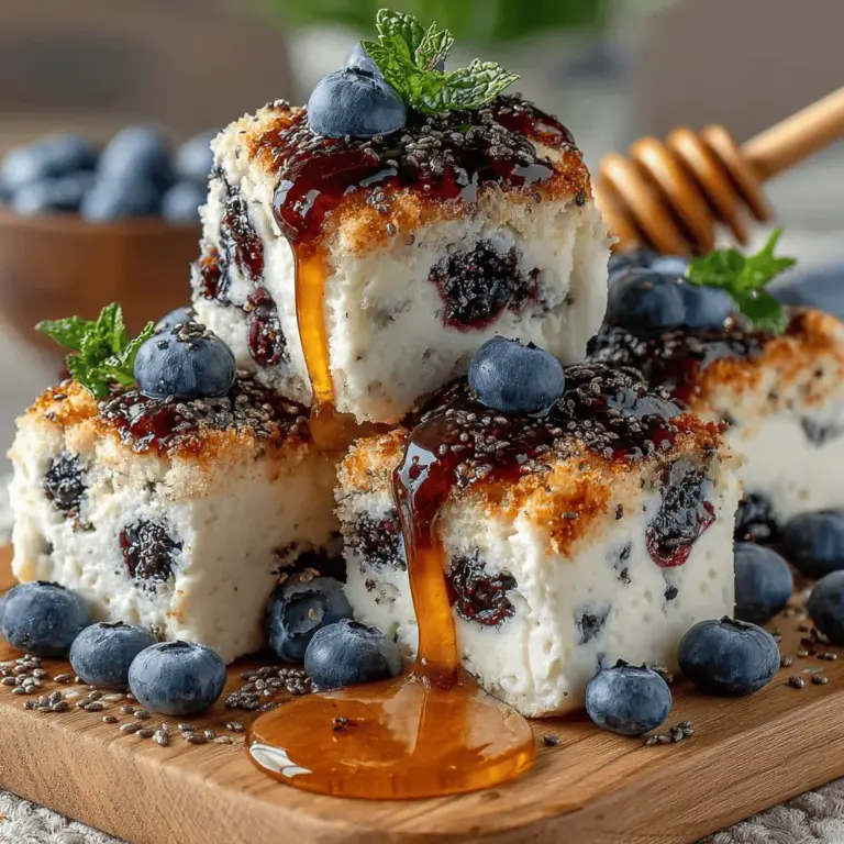 In the quest for delicious yet healthy snacks, the Fruity Bliss Frozen Yogurt Blueberry Chia Muffin Bars shine brightly. These bars combine the creaminess of yogurt with the vibrant flavor of blueberries, making them a perfect treat for anyone looking to satisfy their sweet tooth without compromising on nutrition. Ideal for breakfast, a midday snack, or even a light dessert, these muffin bars offer a delightful balance of taste and health, ensuring you can enjoy indulgent flavors while nourishing your body.