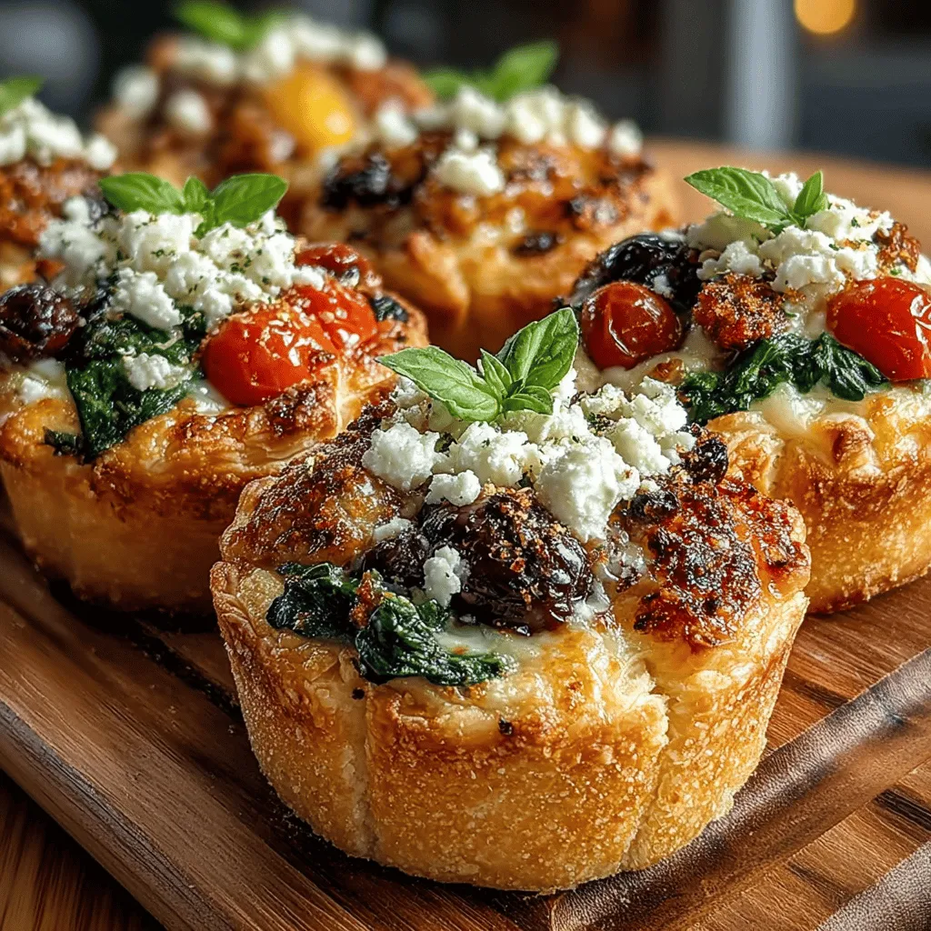 Dive into the vibrant flavors of the Mediterranean with our recipe for Mini Veggie Melt Cups. These delectable bites are a celebration of fresh ingredients, combining savory cheeses and crisp vegetables enveloped in a flaky puff pastry. Whether you're hosting a gathering, planning a casual get-together, or simply looking for a delightful snack, these mini cups promise to elevate your culinary experience. Their eye-catching presentation and mouthwatering taste make them suitable for any occasion, from elegant dinners to relaxed family meals.