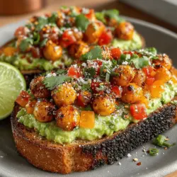 To create the ideal avocado spread, start by selecting ripe avocados. Look for those that yield slightly when pressed, indicating they are ready to be mashed. Begin by cutting the avocados in half, removing the pit, and scooping the flesh into a mixing bowl.
