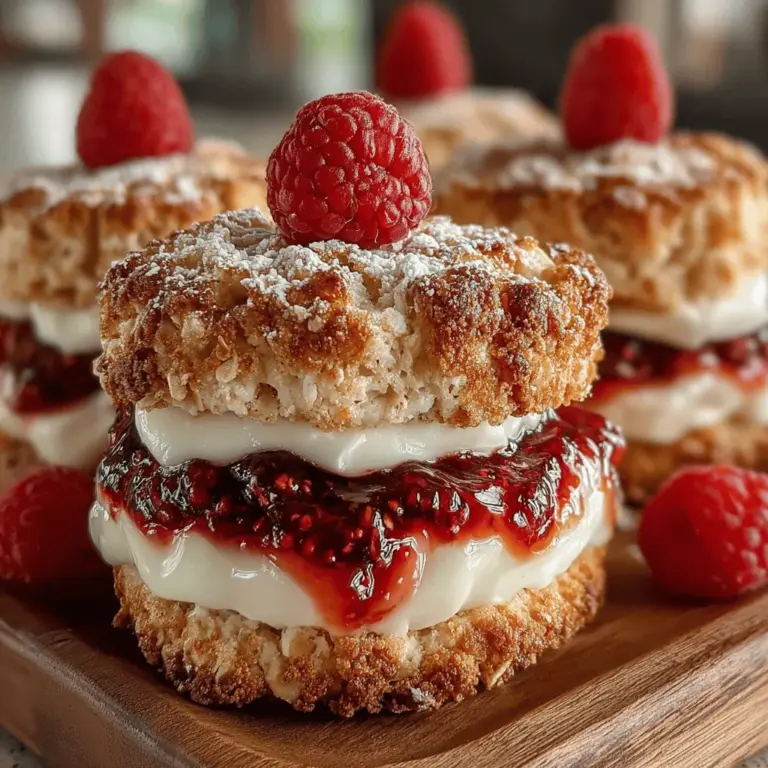 As the temperatures rise and the sun shines brighter, the allure of frozen treats becomes irresistible. From ice creams to popsicles, there’s something about a cold dessert that refreshes the spirit and satisfies the sweet tooth. However, while traditional frozen options can often be laden with sugar and artificial ingredients, the world of homemade desserts opens up a realm of healthier, more wholesome alternatives. One delightful option that perfectly marries indulgence and nutrition is the Frozen Raspberry Oat Sandwich. This delicious dessert not only cools you down but also boosts your health with its nourishing ingredients, making it a fantastic choice for families and individuals alike.
