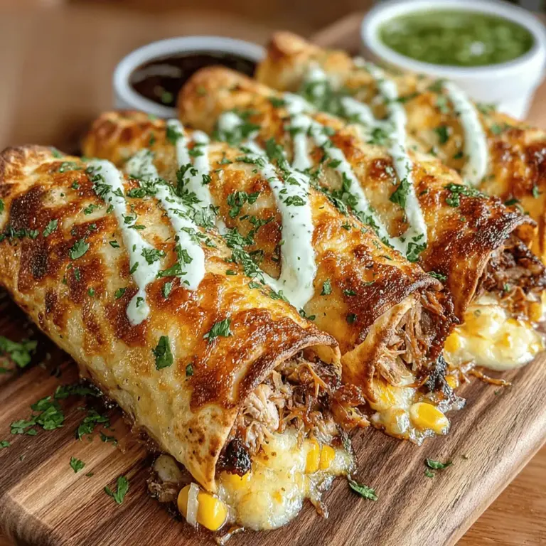 When it comes to easy-to-make, crowd-pleasing dishes, Crunchy Baked Chicken Taquitos rank high on the list. These flavorful rolled tortillas, filled with tender chicken and cheese, are not only simple to prepare but also versatile enough to suit any occasion—from family dinners to casual gatherings with friends. The best part? Unlike traditional taquitos that are often deep-fried, this baked version offers a healthier alternative without sacrificing that irresistible crunch. Paired with a zesty Salsa Verde, these taquitos deliver a burst of vibrant flavors that make them a must-try for any home cook.