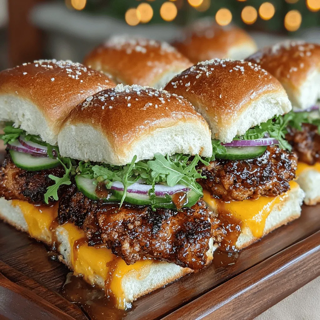 In the world of finger foods, few dishes can match the charm and appeal of sliders. Among them, Sweet & Tangy Honey Mustard Chicken Sliders stand out as a delightful combination of sweet, savory, and tangy flavors that is sure to please any crowd. These sliders are not just another meal; they are a culinary experience that brings together the richness of marinated chicken with the brightness of fresh ingredients. Whether you are preparing for game day, a casual gathering, or a family dinner, these sliders are versatile enough to fit any occasion, making them an ideal choice for your next culinary adventure.