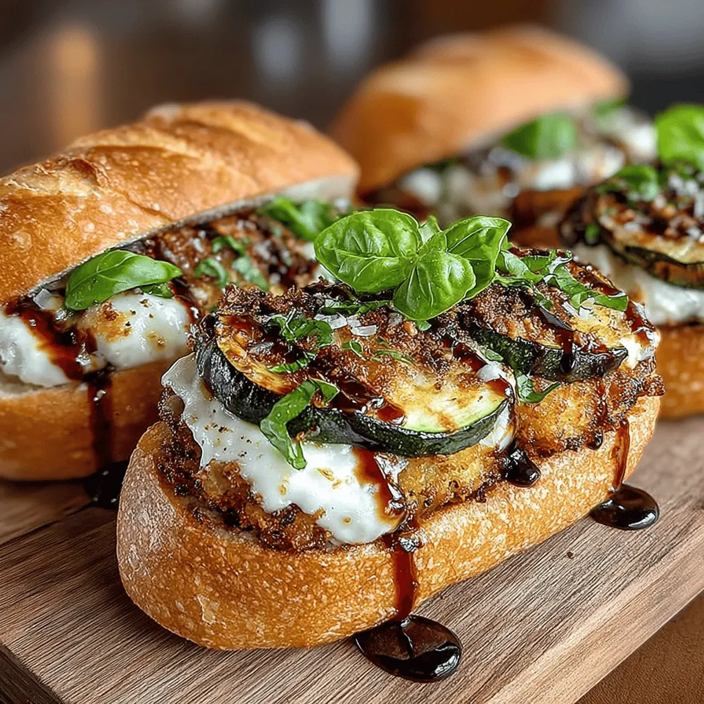 In the world of sandwiches, there’s a delightful array of options, but few are as enticing as the Cheesy Eggplant Zucchini Sandwich. This dish is a harmonious blend of hearty vegetables and rich, creamy cheese, making it not only a satisfying meal but also a celebration of wholesome ingredients. Whether you're a vegetarian looking for a filling lunch or simply someone who enjoys experimenting with flavors, this sandwich promises to elevate your culinary experience. With its vibrant colors and melt-in-your-mouth texture, the Cheesy Eggplant Zucchini Sandwich is a feast for both the eyes and the palate.