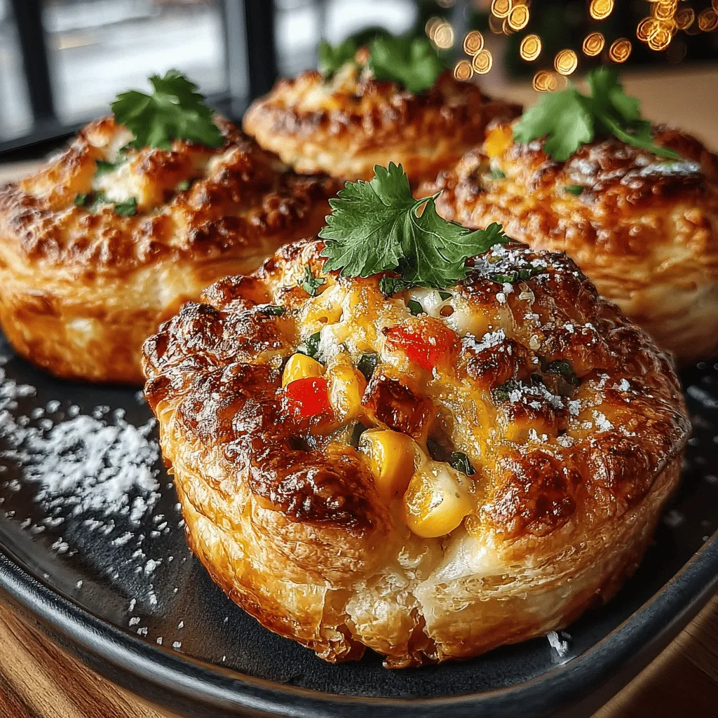 If you’re searching for a snack or appetizer that’s sure to impress your guests, look no further than Sweet Corn and Chili Puff Pastry Bites. This delightful dish combines the natural sweetness of corn with the warmth of chili, all enveloped in flaky, buttery puff pastry. Whether you're hosting a party, preparing for a game day, or simply looking for a tasty treat to enjoy at home, these bite-sized wonders are perfect for any occasion.