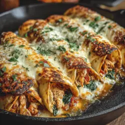 Baked Chicken Parm Tortilla Wraps are an innovative take on the beloved classic chicken parmesan, seamlessly merging the rich flavors of tender chicken, zesty marinara sauce, and melted cheese into a convenient and satisfying meal. This dish is perfect for busy weeknights when time is of the essence or for gatherings where you want to impress guests without spending hours in the kitchen. The combination of warm tortillas and a savory filling makes these wraps not only delicious but also easy to customize, allowing you to add your favorite greens or experiment with different cheese varieties.