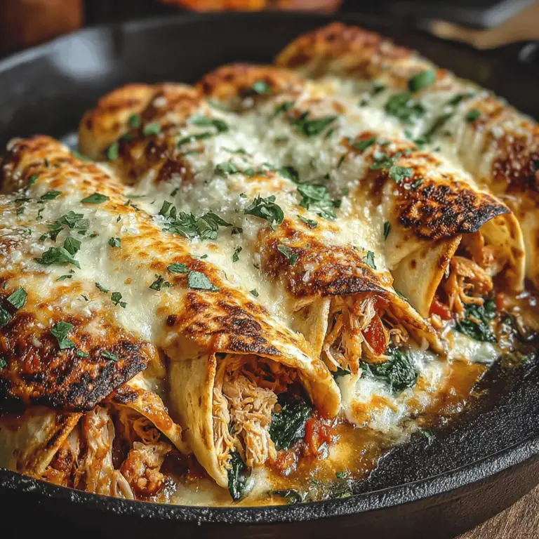 Baked Chicken Parm Tortilla Wraps are an innovative take on the beloved classic chicken parmesan, seamlessly merging the rich flavors of tender chicken, zesty marinara sauce, and melted cheese into a convenient and satisfying meal. This dish is perfect for busy weeknights when time is of the essence or for gatherings where you want to impress guests without spending hours in the kitchen. The combination of warm tortillas and a savory filling makes these wraps not only delicious but also easy to customize, allowing you to add your favorite greens or experiment with different cheese varieties.