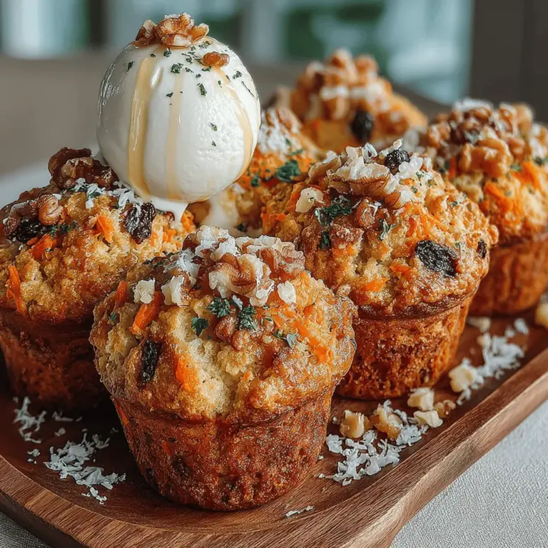 When it comes to satisfying cravings without compromising on health, the Frozen Yogurt Carrot Cake Muffin Coins stand out as an exceptional choice. This delightful recipe merges the warm, comforting flavors of carrot cake with the refreshing coolness of frozen yogurt, resulting in a unique treat that is both indulgent and nutritious. Perfect for breakfast, snacks, or even as a dessert, these muffin coins offer a delightful twist that makes them appealing to both adults and kids alike.