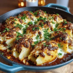 As the leaves turn golden and the air takes on a crisp chill, autumn ushers in a season ripe for culinary exploration. It’s a time to gather with loved ones and enjoy heartwarming dishes that celebrate the rich and diverse flavors of fall. One standout recipe that embodies the essence of this season is Pumpkin Delight Stuffed Shells. This delightful dish marries the creamy goodness of ricotta cheese with the earthy sweetness of pumpkin, all nestled within tender pasta shells. Topped generously with marinara sauce and melted cheese, these stuffed shells are perfect for family gatherings, cozy dinners, or even as a comforting meal on a cool evening.