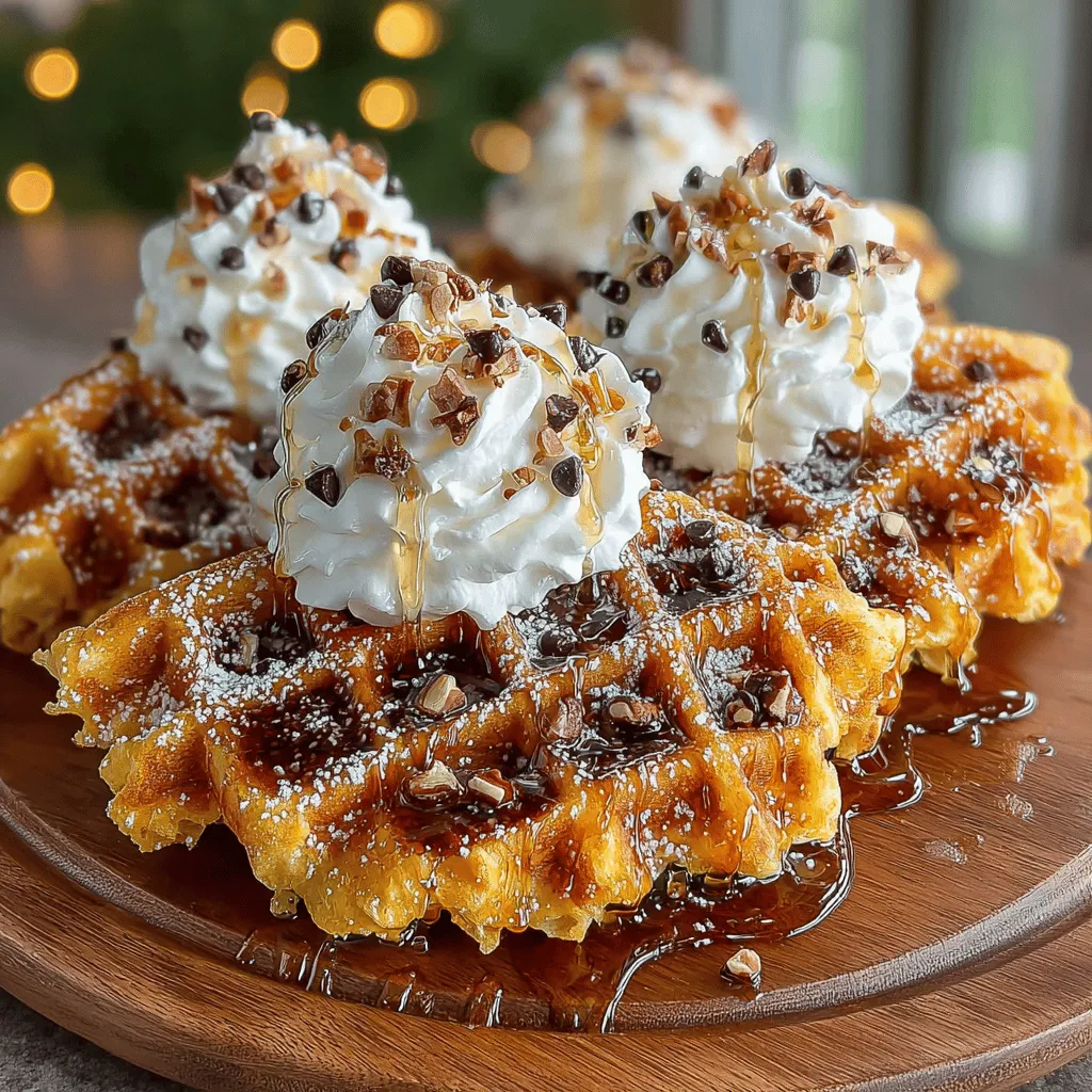 As the leaves begin to change and the air turns crisp, the allure of seasonal flavors beckons. Among the many delightful treats that autumn brings, Mini Pumpkin Waffle Nachos stand out as a fun and festive option that is perfect for gatherings, cozy breakfasts, or even a sweet dessert. This innovative dish combines the warmth of pumpkin spice with the beloved format of nachos, offering a unique twist that appeals to both children and adults alike. Whether you're hosting a fall get-together, looking for a creative brunch idea, or simply craving a comforting dessert, these Mini Pumpkin Waffle Nachos are sure to impress.
