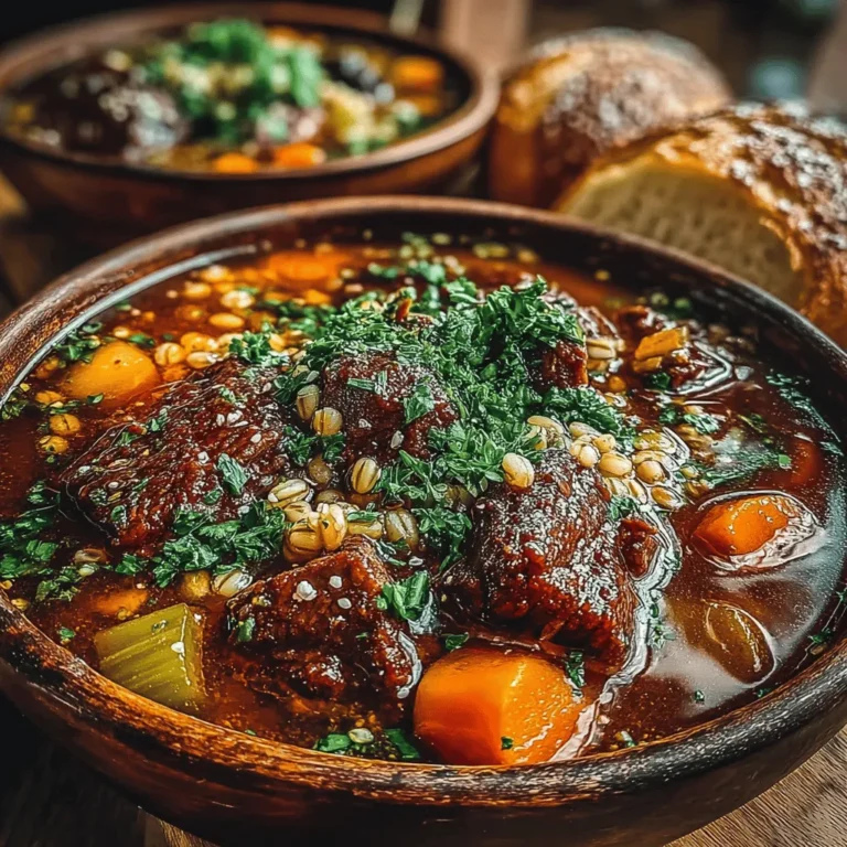 There’s something undeniably comforting about a steaming bowl of beef and barley soup. As the chill of winter sets in, the allure of a hearty soup becomes even more pronounced. This classic dish is not just a meal; it’s a tradition in many households, often passed down through generations. The rich flavors of tender beef melded with nutty barley and a medley of vegetables create a nurturing experience that warms both body and soul.