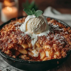 There’s something undeniably comforting about a warm dessert fresh from the oven, and few treats embody this sentiment better than apple crisp. This delightful dessert combines the tartness of fresh apples with a sweet, crunchy topping, creating a tantalizing contrast that leaves taste buds singing. The star of the show, in this case, is the irresistible blend of Granny Smith apples and a brown sugar oat topping that adds both texture and flavor, making it a favorite among dessert lovers.