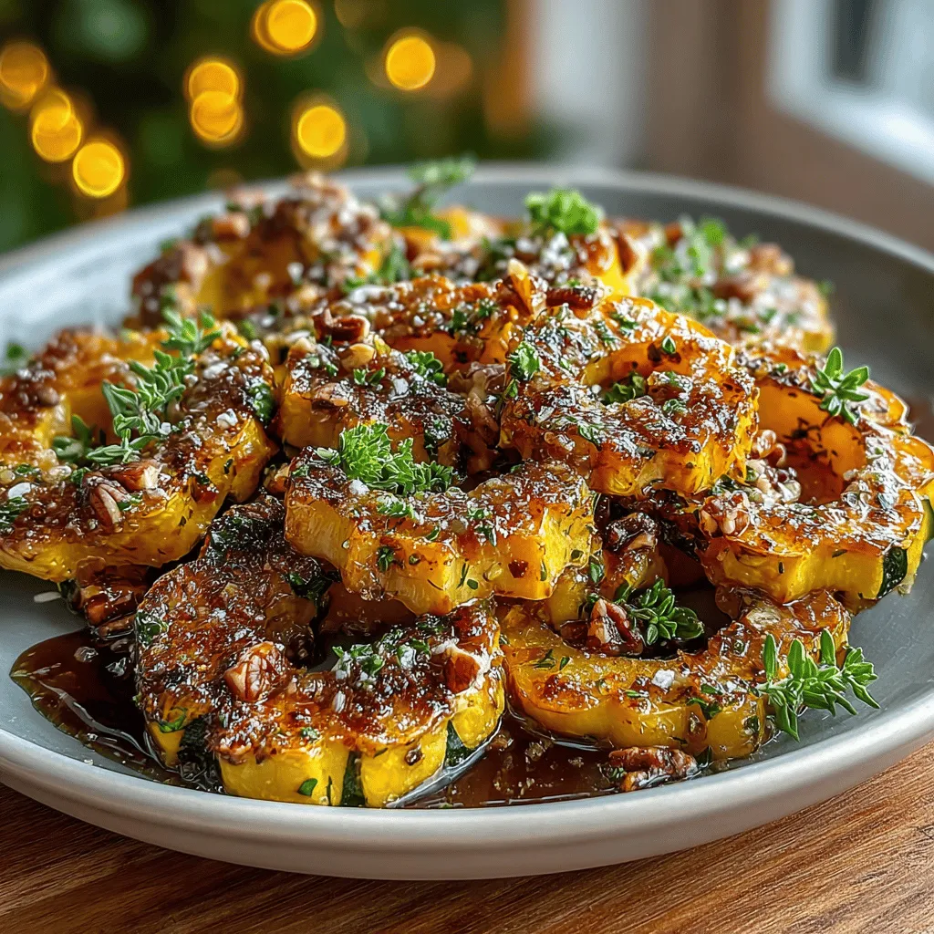 As the leaves turn vibrant shades of amber and gold, there’s an undeniable shift in the culinary landscape. This is the time of year when hearty, comforting dishes take center stage, and one standout recipe that perfectly encapsulates the essence of fall is Maple Roasted Delicata Squash Delight. This dish not only celebrates the sweet and nutty flavors of delicata squash but also highlights the rich, warm notes of pure maple syrup. With its beautiful presentation and enticing aroma, this recipe is sure to become a seasonal favorite.