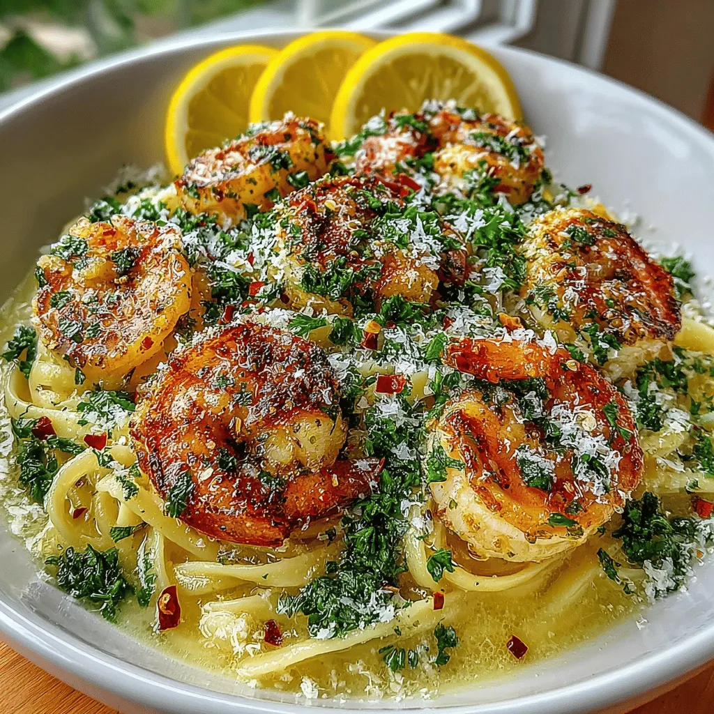 Zesty Lemon Garlic Shrimp Scampi is a culinary masterpiece that effortlessly combines fresh, succulent shrimp with the invigorating flavors of lemon and garlic. This dish is not only a feast for the senses but also a showcase of how simple ingredients can come together to create something extraordinary. Whether you're planning a weeknight dinner or looking to impress guests at a dinner party, this recipe stands out as a quick and easy option that delivers restaurant-quality results right from your kitchen.