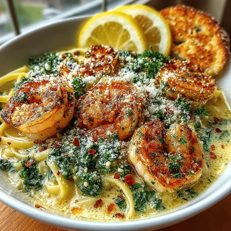 Zesty Lemon Garlic Shrimp Scampi is a culinary masterpiece that effortlessly combines fresh, succulent shrimp with the invigorating flavors of lemon and garlic. This dish is not only a feast for the senses but also a showcase of how simple ingredients can come together to create something extraordinary. Whether you're planning a weeknight dinner or looking to impress guests at a dinner party, this recipe stands out as a quick and easy option that delivers restaurant-quality results right from your kitchen.