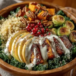 As the leaves begin to change and the air turns crisp, the Autumn Harvest Grain Bowl with Creamy Tahini Drizzle emerges as a perfect dish to celebrate the season’s bounty. This vibrant and hearty grain bowl not only captures the essence of autumn but also highlights the rich flavors and health benefits of seasonal ingredients. Combining whole grains, roasted vegetables, and a creamy, tangy tahini drizzle, this recipe is not only visually appealing but also packed with nutrients, making it an ideal meal for lunch or dinner.