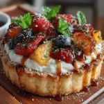 Imagine a dessert that combines the crispy, comforting base of pizza with the sweetness of roasted fruits, culminating in a unique culinary experience that awakens the senses. The Fruity Bliss Roasted Fruit Pizza is more than just a dessert; it’s a celebration of flavors and textures that can elevate any gathering or serve as a delightful indulgence for yourself. This vibrant dish is visually stunning and packed with a variety of fruit flavors, making it an enticing treat for all ages. In this article, we will take a deep dive into the ingredients, preparation steps, and the health benefits of this exciting recipe, allowing you to recreate this masterpiece effortlessly in your own kitchen.